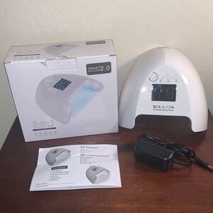 BOLASEN 2-IN-1 LED/UV 54WATT SMART 2.0 NAIL LAMP